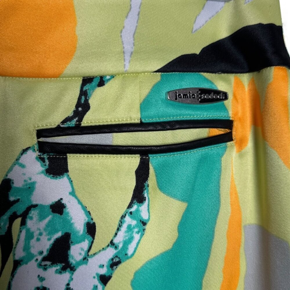 Jamie Sadock Women's 80's avant garde print Skort Size 10 golf skirt - Picture 3 of 6